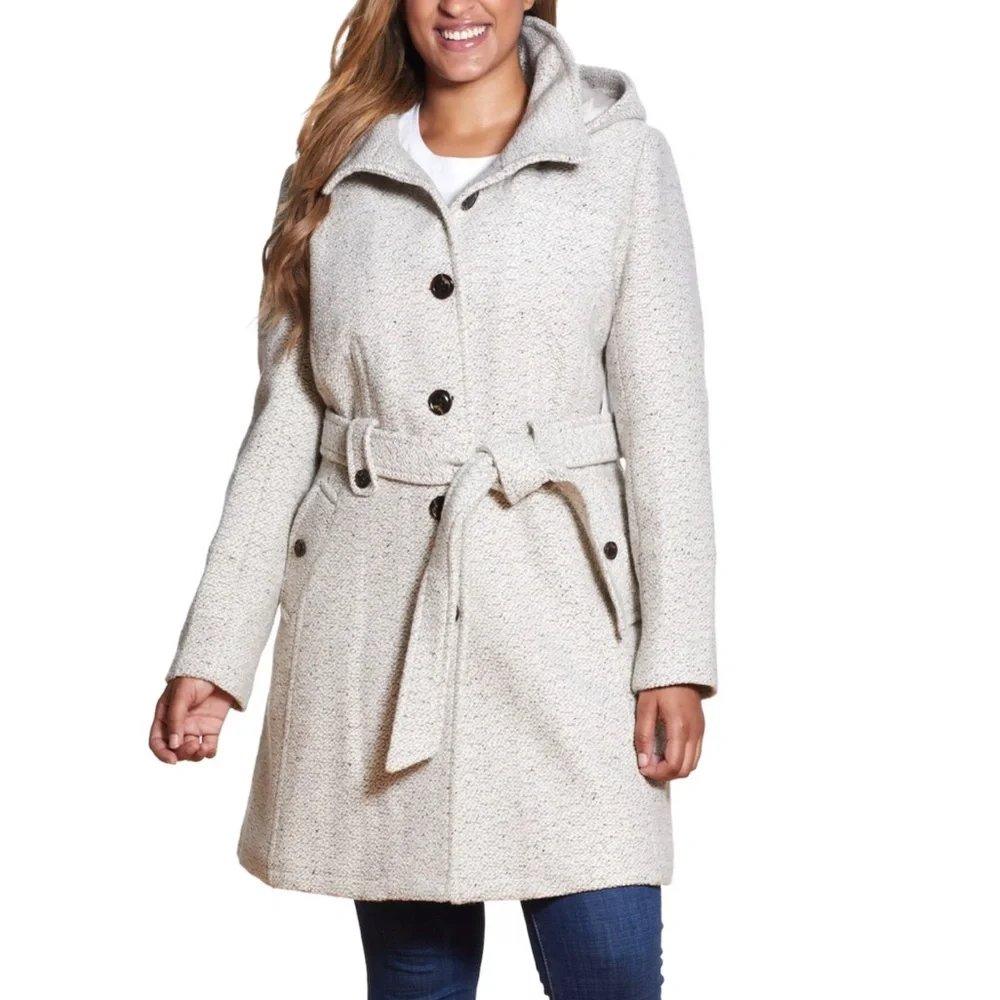 Gallery Wool-Blend Women's Walker Coat - Picture 1 of 9